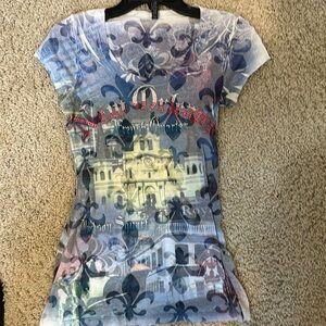 New Orleans jeweled Tee